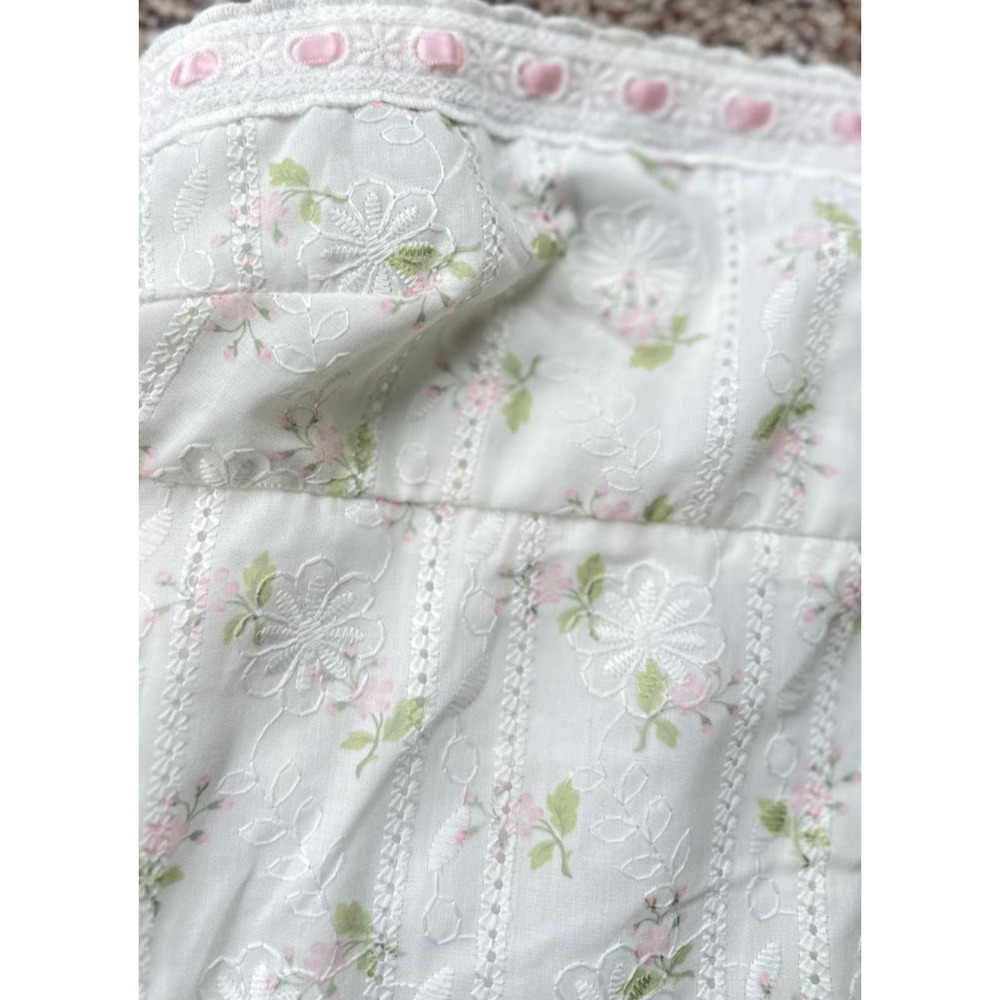 Altar’d State Floral Corset Crop Top Fairy Romantic Coquette Soft Girl Size XS - Picture 3 of 9